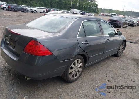 2007 Honda Accord 3.0 Se из США, поврежденный, VIN 1HGCM66417A084849